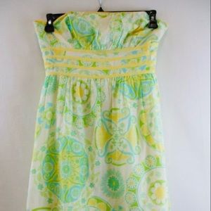 Lilly Pulitzer strapless dress size 10